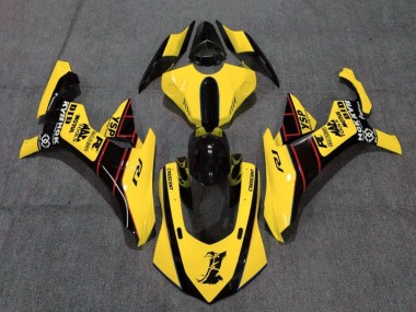 Acheter Carénages Moto Yamaha YZF 1000 R1 2015-2019 - Jaune Rouge Noir