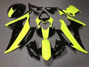 Acheter Carénages Moto Yamaha YZF R6 2008-2016 - Jaune Noir Brillant