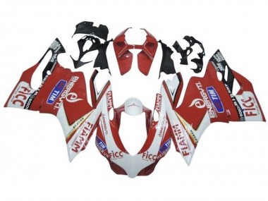 Acheter Carénages Moto Triumph Daytona 675 Triple 2013-2016 - Blanc Rouge Fiamm