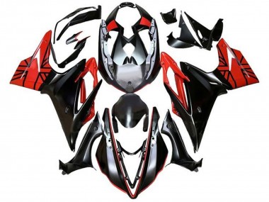 Acheter Carénages Moto Triumph Daytona 675 Triple 2013-2016 - Argent Rouge Noir Brillant