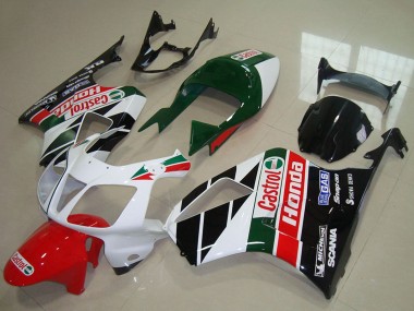 Acheter Kits Carénage Moto Honda VTR1000 2000-2006 - Blanc Rouge Vert Noir Brillant Castrol