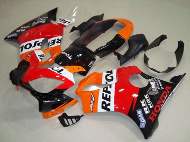 Acheter Carénage Moto Honda CBR600 F4i 2004-2007 - Orange Blanc Rouge Noir Brillant Repsol