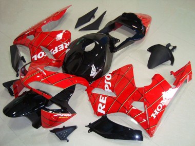 Acheter Carénages Moto Honda CBR600RR 2003-2004 - Rouge Noir Brillant Spider Man Blanc Repsol