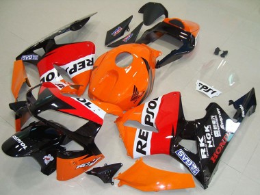 Acheter Carénage Moto Honda CBR600RR 2003-2004 - Orange Blanc Rouge Noir Brillant Repsol