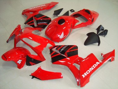 Acheter Carénages ABS Honda CBR600RR 2003-2004 - Rouge Noir Brillant