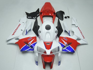 Acheter Kits Carénage Moto Honda CBR600RR 2005-2006 - Blanc Rouge Bleu HRC