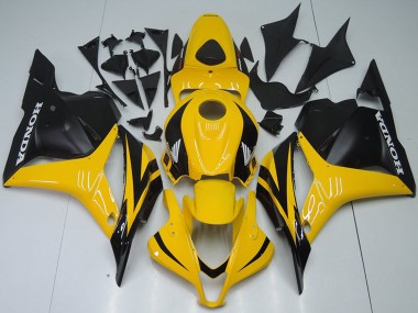 Acheter Carénages Moto Honda CBR600RR 2009-2012 - Jaune Noir Mat