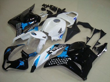 Acheter Kits Carénages Moto Honda CBR600RR 2009-2012 - Blanc Bleu Noir Brillant