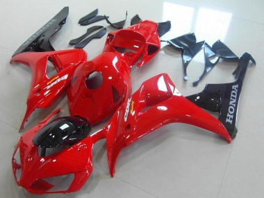 Acheter Kits Carénage Moto ABS Honda CBR1000RR 2006-2007 - Rouge Noir Brillant