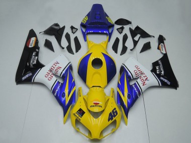 Acheter Carénages Moto Honda CBR1000RR 2006-2007 - Bleu Jaune Blanc Noir Brillant Rouge Nastro Azzurro
