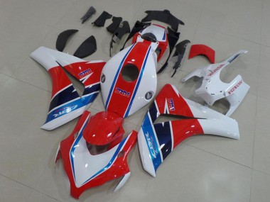 Acheter Kits Carénage Moto Honda CBR1000RR 2008-2011 - Blanc Rouge Bleu HRC