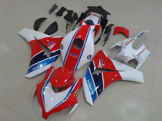 Kits Carénage Moto Honda CBR1000RR 2008-2011 - Blanc Rouge Bleu HRC
