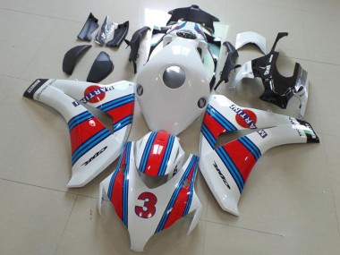 Acheter Carénages Moto Honda CBR1000RR 2008-2011 - Blanc Rouge Bleu Clair Martini 3