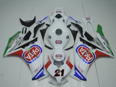 Acheter Carénages Moto Honda CBR1000RR 2012-2016 - Blanc Rouge Bleu Vert Pata 21