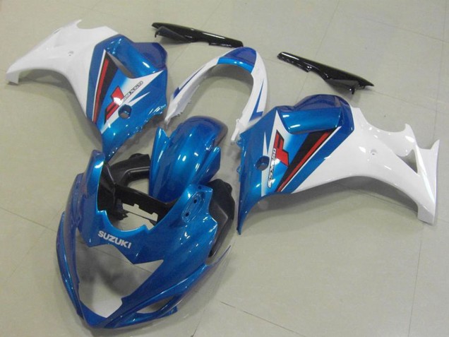 Carénages Moto Suzuki GSX650F 2008-2013 - Blanc Bleu