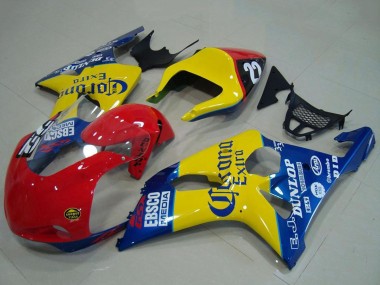 Acheter Carénages Moto Suzuki GSXR 1000 2000-2002 - Jaune Rouge Bleu Corona Courses