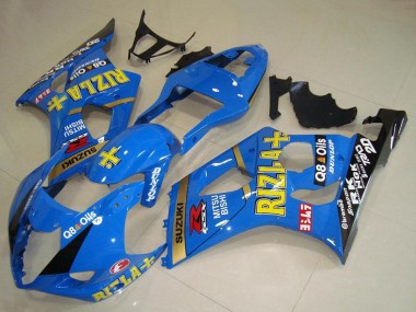 Acheter Carénages Moto Suzuki GSXR 1000 2003-2004 - Bleu Or Noir Rizla