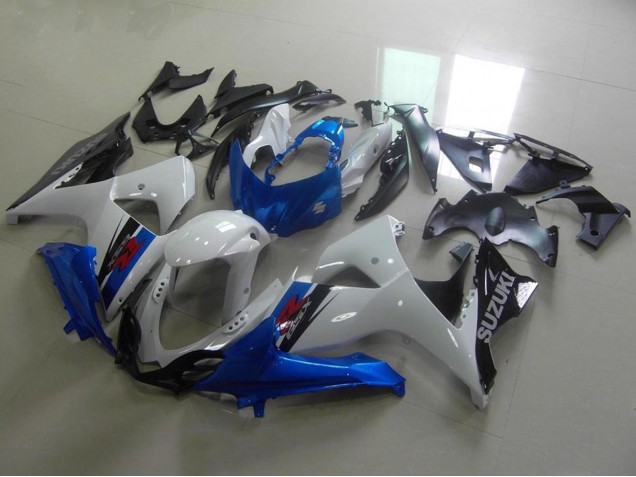Carénages Moto Suzuki GSXR 1000 2009-2016 - Blanc Bleu Noir OEM Style