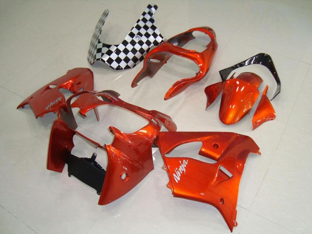 Carénages Moto Kawasaki ZX9R 2000-2001 - Orange