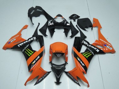 Acheter Carénages Moto Kawasaki ZX10R 2008-2010 - Orange Noir Vert Monstre