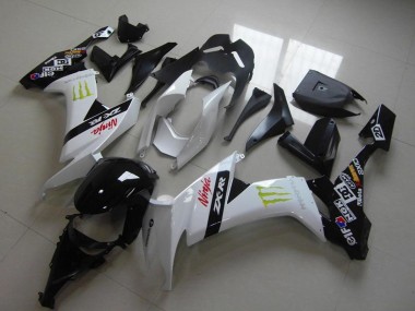 Acheter Carénages Moto Kawasaki ZX10R 2008-2010 - Blanc Noir Brillant Rouge Vert Monstre