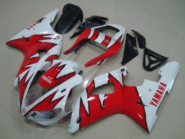 Acheter Carénages Moto Yamaha YZF R1 2000-2001 - Blanc Rouge