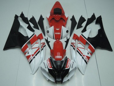Acheter Carénage Moto Yamaha YZF R6 2008-2016 - Blanc Rouge Noir