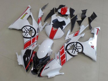 Acheter Kit Carénages Moto Yamaha YZF R6 2008-2016 - Blanc Rouge Noir Brillant