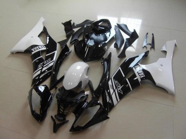 Acheter Carénage Moto Yamaha YZF R6 2008-2016 - Blanc Noir Brillant
