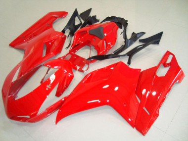 Acheter Carénages Moto Ducati 848 1098 1198 2007-2014 - Rouge
