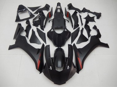 Acheter Carénages Moto Yamaha YZF R1 2015-2019 - Noir Mat Rouge