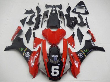 Acheter Carénages Moto Yamaha YZF R1 2015-2019 - Rouge Noir Vert Monstre 5