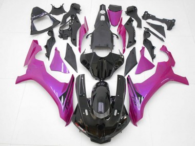 Acheter Carénages Moto Yamaha YZF R1 2015-2019 - Noir Brillant Rose