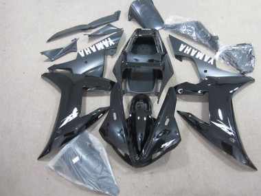 Acheter Carénages Moto Yamaha YZF R1 2002-2003 - Noir Brillant Noir Mat Blanc