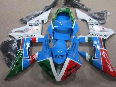Acheter Carénages Moto Yamaha YZF R1 2002-2003 - Blanc Bleu Vert Rouge Noir Motul
