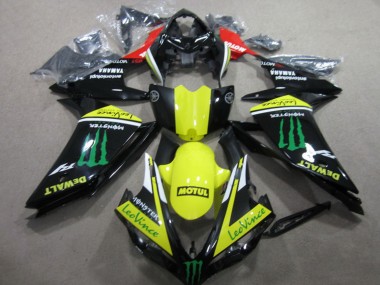 Acheter Carénages Moto Yamaha YZF R1 2007-2008 - Rouge Jaune Noir Vert Monstre Motul Leovince