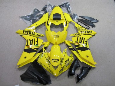 Acheter Carénages Moto Yamaha YZF R1 2007-2008 - Jaune Noir Motul Fiat