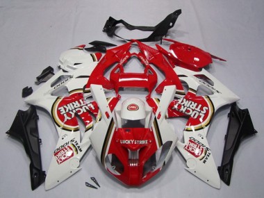 Acheter Carénages Moto BMW S1000RR 2009-2014 - Blanc Rouge Lucky Strike