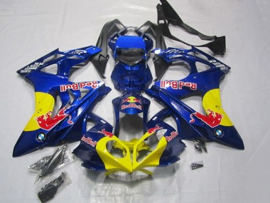 Acheter Carénages Moto BMW S1000RR 2009-2014 - Bleu Jaune Red Bull