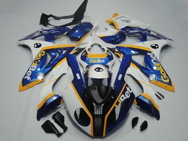 Acheter Carénages Moto BMW S1000RR 2009-2014 - Blanc Jaune Bleu Noir Mat OrBet
