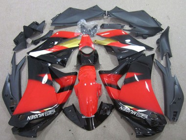 Acheter Carénages Moto Honda CBR125R 2011-2016 - Rouge Or Noir Brillant