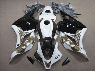Acheter Kits Carénages Moto Honda CBR600RR 2009-2012 - Blanc Noir Brillant