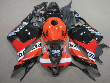 Acheter Complet Carénages Moto Honda CBR600RR 2009-2012 - Orange Blanc Rouge Noir Brillant Repsol