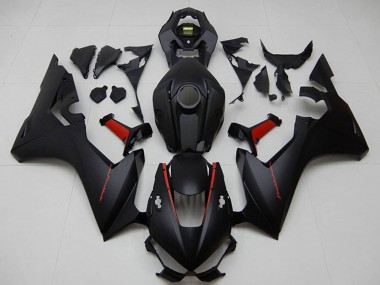 Acheter Carénage Moto Honda CBR1000RR 2017-2023 - Noir Mat Rouge