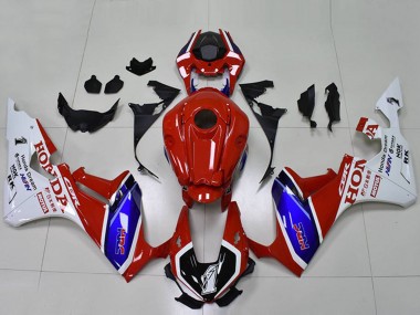 Acheter Carénage Moto Honda CBR1000RR 2017-2023 - Blanc Rouge Bleu Noir HRC