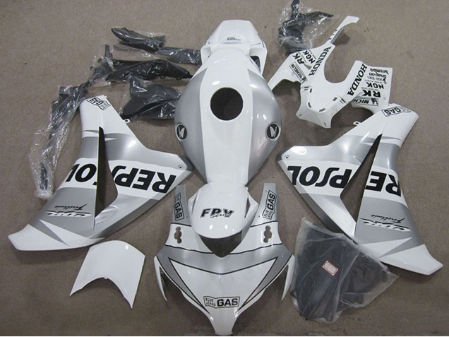 Carénage Moto Honda CBR1000RR 2008-2011 - Blanc Argent Noir Repsol