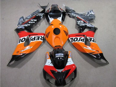 Acheter Kits Carénages Moto Honda CBR1000RR 2006-2007 - Orange Blanc Rouge Noir Brillant Repsol