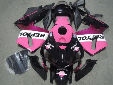 Acheter Carénages Moto Honda CBR1000RR 2004-2005 - Rose Blanc Noir Brillant Repsol