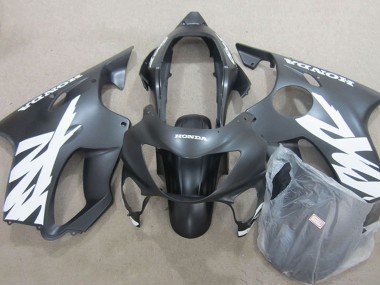 Acheter Carénages Moto Honda CBR600 F4 1999-2000 - Noir Mat Rouge Décalque