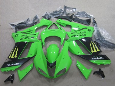 Acheter Carénages Moto Kawasaki ZX6R 2007-2008 - Blanc Bleu Ninja